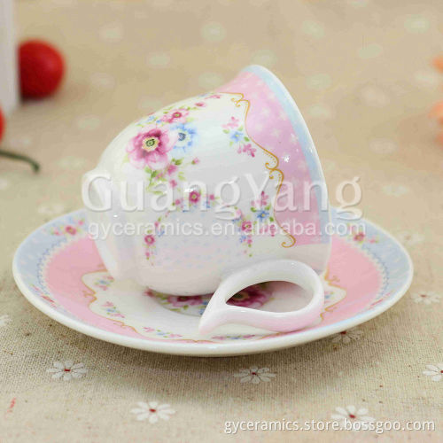 2015 New Coming New Bone China Printed Coffee Cups